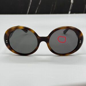 Celine Tortoise Shell Round Sunglasses
